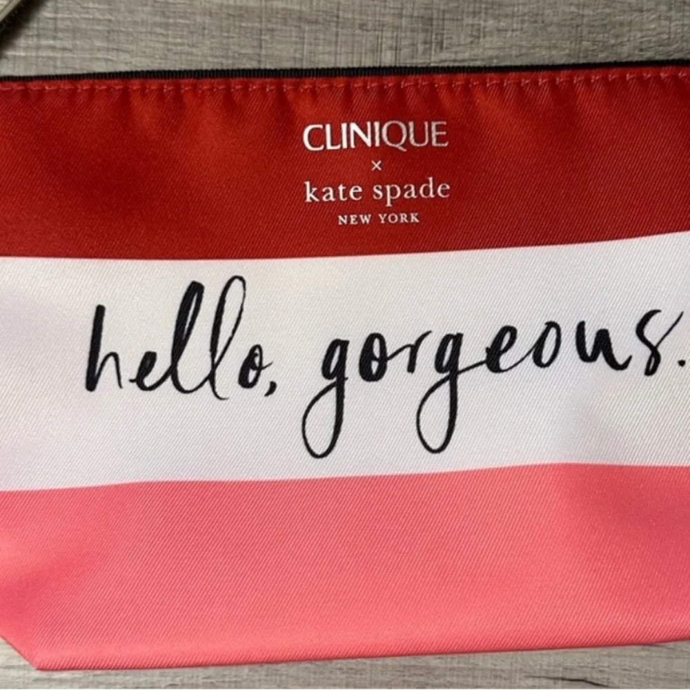 Kate Spade and Clinique Limited Edition “Hello Gorgeous” Cosmetic Bag